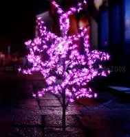 2017 новый ручной работы искусственный LED вишня цветение дерево ночник Новый Год Рождество свадебные украшения огни 120 см 240LED дерево свет MYY