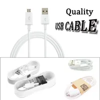 Cables de teléfono de calidad USB A a C Micro Data Cable V8 Android Cabos de carga de carga 1.5m 5ft 1.2m 4ft 1m 3ft para S8 S9