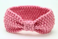 Crochet noueuse Bandeau Earwarmer Noeud cheveux bande Turban tricotée hiver chaud Bandeau bébé Accessoires cheveux 24pcs / lot