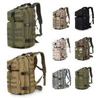 Wholesale Outdoor 3P Military Tactical Backpacks Waterproof Nylon Oxford Camouflage 35L Rucksacks Camping Hiking Bag Trekking Bag Sho