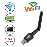 300m WiFi Wireless LAN Adapter Signal Förbättrad Mini Trådlöst kort WiFi Receiver Desktop Laptop Portable USB-adapter
