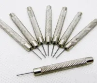 30 pz / lotto Orologio in acciaio inossidabile di alta qualità per cinturino in acciaio Punch Link Pin Remover Strumento di riparazione 0.7 / 0.8 / 0.9 / 1.0mm Nuovo