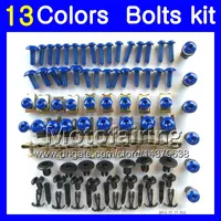 Fairing bolts full screw kit For KAWASAKI NINJA ZX7R 00 01 03 ZX-7R ZX750 ZX 7R 2000 2001 2002 2003 Body Nuts screws nut bolt kit 13Colors
