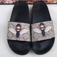 Роскошные дизайнерские сандалии 35-46 мужские и женские бенгальские сандалии сандалии для сандалий мальчиков и девочек, лето на открытом воздухе на открытом воздухе с пчелой тигра
