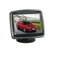 3.5 인치 자동차 모니터 2 웨이 비디오 입력 자동차 후면보기 TFT LCD가 자유 게시물을 반전 할 때 자동으로 표시