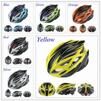 Super Light 220g 21 Otwory Road Bike Cycling Helmets Męskie Części rowerowe Yellow / Green / Niebieski / Pomarańczowy / Czerwony / Srebrny / Żółty Hełm Rowerowy Livestrong