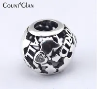 Fits Pandora Bracelet &Necklace All around the world openwork Silver Beads New Original 925 Sterling Silver Charms DIY Wholesale