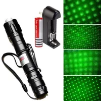Caldo! Spedizione gratuita Xpertmatic potente 532nm 1mw verde puntatore laser puntatore penna lazer brick beam +18650 batteria + caricabatterie