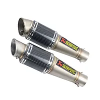 51mm Stainless Steel Exhaust Muffler Vent Pipe Exhaust System With DB Killer Modified Scooter Dirt Street Bike Motorcycle