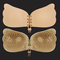 Straplez Sutyen Bralette Silikon Sütyen Backless Görünmez Sütyen Yapıştırıcı Sutyen Seksi Stealth Push Up Yapışkan Sutyen A B C D