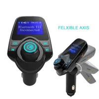 블루투스 차량용 FM 송신기 AUX MP3 플레이어 USB 충전기 핸즈프리 통화 T11
