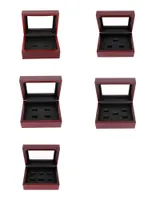 12 * 16 * 7cm Smycken Boxar Klassiskt paket Trä Display Box Porous Box Smycken Box för Championship Rings eller Present Multi-Style Valfritt B005