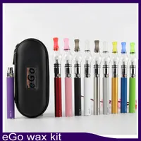 Top quality Ego wax kit glass tank Globe Wax M6 Atomizer Ego T battery 650mah with zipper case 0268030