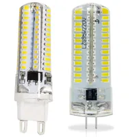100pcs G9 G4 beyaz / sıcak 3W 3014 2835 SMD 64LEDs AC110V-130V AC220V-240V LED Lamba Ampul avize lamba 360 Işın Açısı DHL gemi