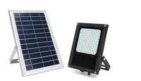 15W Solpanel Powered Floodlight Body 120 LED Sol Light Sensor Utomhus Trädgård Ljus Landskap Spotlights Lamp