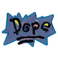 그린 하우스 POP WOW 수 놓은 철제 패치 KID Cute Applique 의류 액세서리 배지 셔츠 Cartoon Stitch Patch 무료 배송