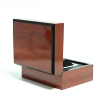 Caja de reloj de la joyería de madera maciza reloj organizador de la exhibición caja de almacenamiento de contenedores caja de madera decorativa de regalo cajas
