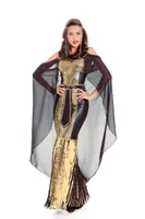 Women Gorgeous Egyptian Princess Queen Dress Halloween Cosplay Costume Sexy Greek Goddess Roman Empress Fancy Dress