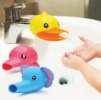 3 sztuk Cute Cartoon Water Faucet Extender Sink Extension Baby Hand Mycie Mycie Dedykowane akcesoria łazienkowe Zestawy żelu krzemionkowego