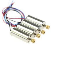 4x Standard Motor for JJRC H8C DFD F183 F182 F181 H502S H502E RC Quadrocopter Drone Spare Parts Accessories Motor Engine with Wheel Gear