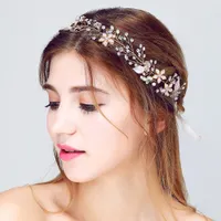 Fairy Bridal Hair Fascinators for Weddings 2018 Högkvalitativa amerikanska europeiska brudar huvudstycken silver eller guldfärg Rhinestones / Crystal