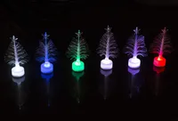 Verkauf von Licht emittierenden Weihnachtsbaum Weihnachtsgeschenke Light Small Kinder Spielzeug Optische Faser Kleine Nachtlichter Großhandel