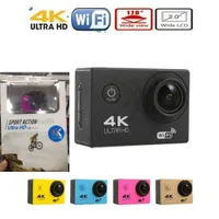4K Sports Camera HD Azione 2 "WIFI Diving 30 metri Telecamere impermeabili 1080P Full HD 140 ° Macchine fotografiche Sport DV Auto colori più economici JBD-M7
