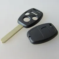 Новый 3 кнопка + паника ключа автомобиля чехол для Honda 3+1 кнопка дистанционного ключа оболочки FOB крышка