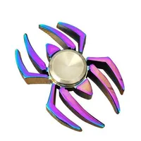 Rainbow Color Spider EDC Fidget Spinner Metalowy Palec Zabawki Ręka Spinner dla ADHD Złagodzić Lęk Desk Zabawki Dla Dzieci Prezent