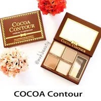 Nuevo maquillaje COCOA paleta de resaltadores de contorno de color desnudo corrector facial chocolate sombra de ojos con contorno Buki Brush 660184-1