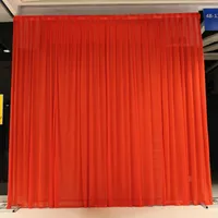 Party Decoration Background Drape Wall Valane Backcloth For Festival Celebration Wedding Stage Performance Backdrop Practical Silk Cloth Curtain 70by2 KK