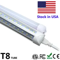 Lâmpada LED Ligível 4 5 6 8 Ft T8 Tubo LED integrado V Forma 4ft 8ft tubo fluorescente LED Loja Luz Luminária Armazém Garagem Lâmpada