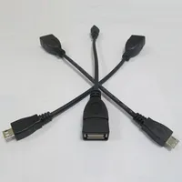 Wysokiej jakości wtyczka Męski Micro 5Pin do żeński USB OTG Host Data Kabel do GS2 GS II I9100 Moto Xoom TG01 Darmowa Wysyłka HKPAM CPAM 1000PS