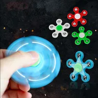 Gyro Finger Fidget Spinner Plastic EDC Hand For Autism/ADHD Anxiety Stress Relief Focus Toys Gift hand spinner Toy Handspinner