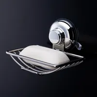 Edelstahl Seifenschalen Vakuum Saugbecher Hakenhalter Super Saug Hängende Rackhalter Badezimmer Küche Zubehör Sets