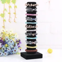 Moda nero Hairband rimovibile stand fascia titolare gioielli accessori rack Hairclip braccialetto dell'esposizione mensola Jewelry Display