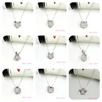 Best Quality birthday Hot wedding necklace female fashion jewelry crystal from Swarovski wild 12 Zodiac chain Gift Woman