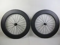 Carbon bicycle wheels 90mm 3K basalt brake surface clincher tubular road cycling bike wheelset with novatec hub width 25mm