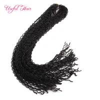 Ombre marley flätor syntetiska flätande hår blonda hårförlängningar zizi virka flätor kinky curly crochet hårförlängningar för svarta kvinnor