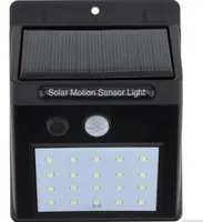 20 LED IP65 a prueba de agua con energía solar lámpara de pared de seguridad inalámbrica del sensor de movimiento PIR jardín de la luz al aire libre del paisaje césped de la yarda