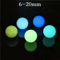 Luminous Loose Beads 6mm 8mm 10mm 12mm Glow Round Fluorescent Stone Beads for Bracelet Necklace Jewelry Wholesale Free Shipping 0576WH