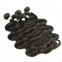 1kg grossist 10 buntar Raw Virgin Indian Hair Weave Rak kropp Deep Curly Natural Brown Färg Obehandlad Human Hair Weave 10-26 tum