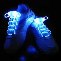 30pcs (15 pares) cordones del zapato que destellan del LED cordones de los zapatos de fibra óptica cordones del zapato luminoso encienden los zapatos de encaje