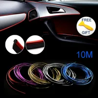 10M Trims Strips Accessories DIY Brand Thread Stickers Decoración y Calcomanías 3D Auto Car-Styling Decoración Interior Accesorios Tira