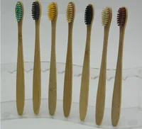 Высокое качество зубов Bamboo зубная щетка Природных гигиены окружающей среды бамбуковой ручкой Soft Travel Зубные щетки отеля используют