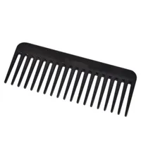 Großhandel- 1pc 19 Zähne Kammhitze-resistent groß, breiter, entwirrender Friseurzahn Schwarz Neue Haarpflegewerkzeuge Salon Salon