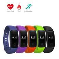 Smart Band Heart Rate Monitor V05C Armband Sports Smart Horloge Bluetooth Waterdichte Polsband Stappenteller Fitness Tracker vs ID107 Vijf kleuren