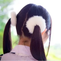 Rabbit Fur Hair Band Bobble Elastic Cute Girls Plush Hair Rings Hairclips Headwear Hair Accessories