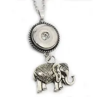 2017 новый слон кулон ожерелье 18 мм привязки ювелирные изделия металлическое ожерелье со ссылкой цепь бесплатная доставка 8173