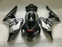 Motorcycle Coring Kit dla Honda CBR1000RR 06 07 CBR 1000RR 2006 2007 CBR1000 CBR 1000 RR ABS Silver Black Fairings Set HH01